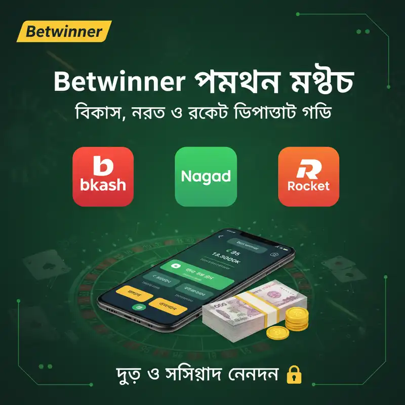 Betwinner Bangladesh পেমেন্ট মেথড বিকাশ নগদ রকেট